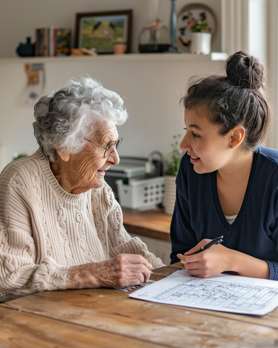 Companion providing assistance